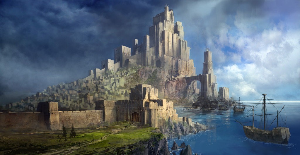 fantasy medieval castle