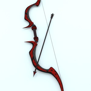 fantasy bow and arrow