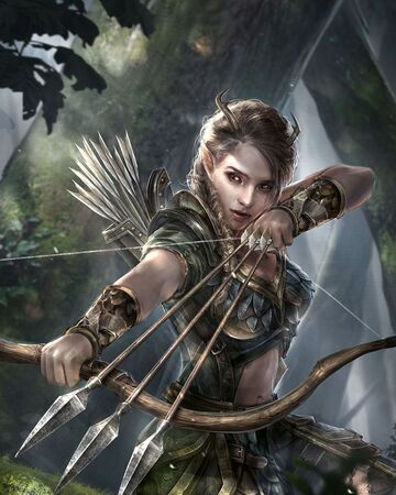 A fantasy archer