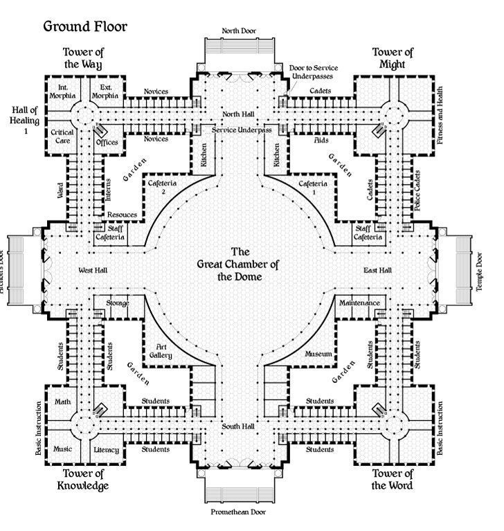 fantasy castle blueprints example