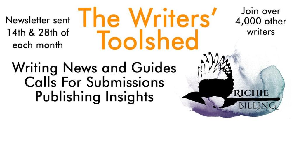 the writer's toolshed newsletter popup